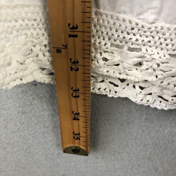 Tasha Polizzi Tunic Top Womens XL Boho Crochet Embroidered Pullover Blouse - Picture 4 of 16